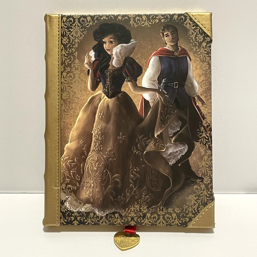 Disney Store Designer Collection Snow White Prince Couples Journal Notebook